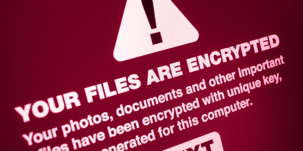 Ransomware Your Files Are Encrypted on the Screen