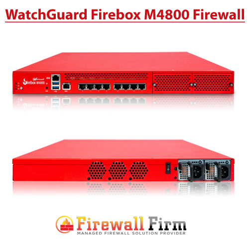 WatchGuard Firebox M4800 With 3 Year Total Security Suite License