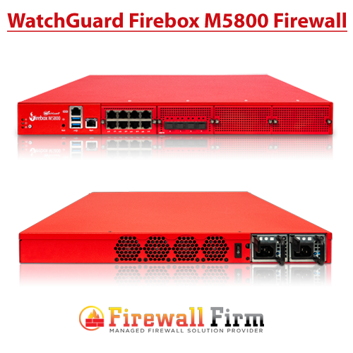 WatchGuard Firebox M5800 High Availability With 3 Year Standard Support License