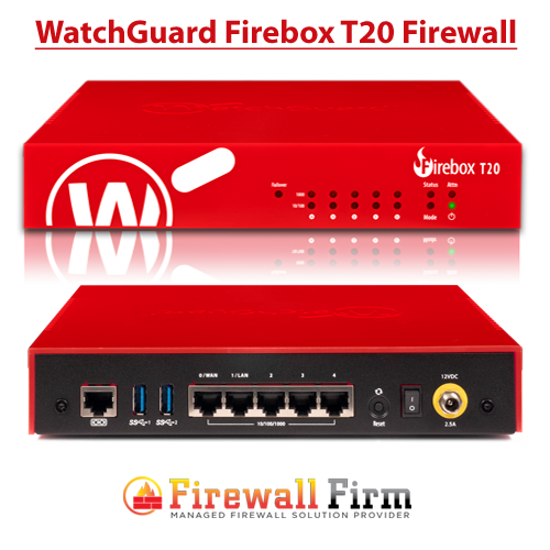 WatchGuard Firebox T20 W With 1 Year Standard Support License