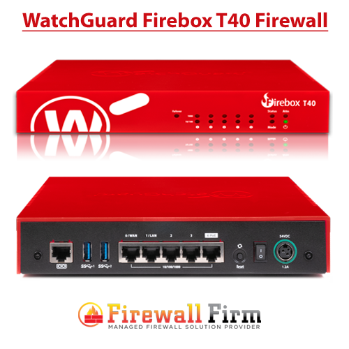 WatchGuard Firebox T40 With 3 Year Standard Support License