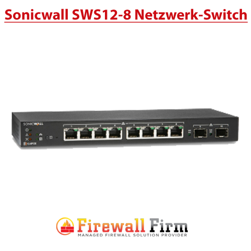 Sonicwall SWS12-8 Netzwerk-Switch